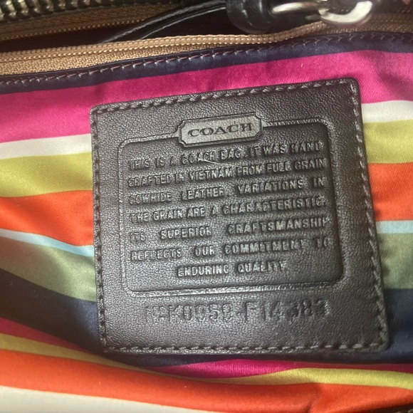 Coach Bleecker legacy Shoulder Bag EUC - Picture 5 of 11